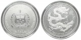 Samoa: 5 Tala 2024 Jahr des Drachen, 2 Unzen reines Silber (62...