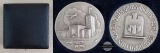 Deutschland  1960 - Silber  Medaille - Stuttgarter Bahnhofsgeb...