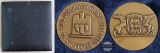 Deutschland  1969 - Bronze  Medaille - Stuttgarter Bahnhofsgeb...
