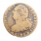 Frankreich 2 Soles 1793 B Rouen ROI DES FRANÇOIS Bronze Münz...