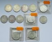 Deutschland: 12 x 5 DM Silber-Kursmünze 1951-1959 in Top-Erha...