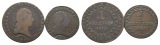 Österreich; 2 Kleinmünzen 1812