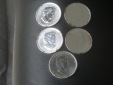 5 x 1 Unze Silber Kanada 2011; 5 Dollars - Elizabeth II.; 31,1...