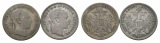 RDR, Haus Habsburg; 2 Kleinmünzen 1869/1872