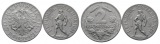 Ösrerreich; 2 Kleinmünzen 1946