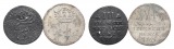 Altdeutschland; 2 Kleinmünzen 1764/1763
