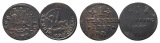 Altdeutschland; 2 Kleinmünzen 1797/1800