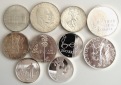 Norwegen: Lot von 10 silbernen Gedenkmünzen, nur beste Qualit...