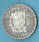 Falkland 50 Pence 28,28 Gr.925 AG  Münzenankauf Koblenz Frank...