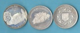 Commonwealth 3 Silbermünzen ca.real 83,23 Gr. Gr.925 AG  Mün...