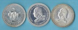 Commonwealth 3x Silbermünzen ca.real 86,10 Gr. Gr.925 AG  Mü...