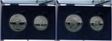 Norwegen: Silbermünzenpaar Nummer 2 zur Olympiade in Lilleham...