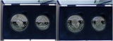 Norwegen: Silbermünzenpaar Nummer 3 zur Olympiade in Lilleham...