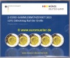 5x 2 Euro Gedenkmünze 2023...Karl der Große...PP