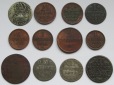 Altdeutschland: Lot aus zwölf verschiedenen Kleinmünzen Nord...