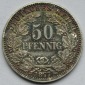 Kaiserreich: 50 Pfennig 1877 H, Top-Erhaltung