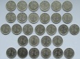 Weimarer Republik: Jahrgangssammlung 50 Pfennig Nickel, 29 ver...