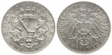 Kaiserreich, Bremen: 2 Mark 1904, selten, TOP-Exemplar!!, sieh...