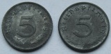 Alliierte Besatzung: 5 Pfennig 1947 A + D