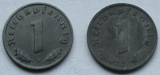 Alliierte Besatzung: 1 Pfennig 1945 F + 1946 F