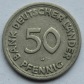Deutschland: 50 Pfennig Bank deutscher Länder 1950 G
