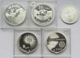 Spanien/Portugal: Lot aus fünf Silbermünzen, zusammen 124,2 ...