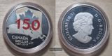 Kanada  1 Dollar  2017  150 Jahre Kanada    FM-Frankfurt  Fein...