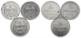 Deutsches Reich; 3 Kleinmünzen 1922