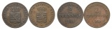 Sachsen-Meiningen; 2 Kleinmünzen 1864/1868