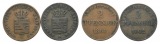 Sachsen-Meiningen; 2 Kleinmünzen 1860/1862