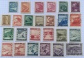 1945/1947-Österreich-Briefmarkenserie: Landschaften 1945/47 (...