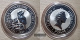 Australien,  1 Dollar 1997 Kookaburra  FM-Frankfurt  Feinsilbe...