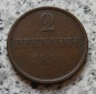 Hannover 2 Pfennig 1850 B