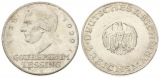 Weimarer Republik: 3 Reichsmark 1929 D, Lessing, Patina!