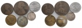 Ausland; Weimarer Republik; Frankreich; Lot Kleinmünzen (6 St...