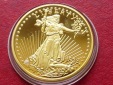 Medaille „Gold Double Eagle“, 31,5 Gramm, 39 mm, vergoldet