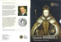 Großbritannien Queen ElisabetI 5 Pounds 2009 Golden Gate Mün...