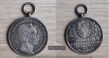 Sachsen-Meiningen versilberte Bronzemedaille 1896 Georg II. 18...