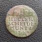Landgrafschaft Hessen-Kassel 1 Heller Scheide Muntz 1741 Fried...