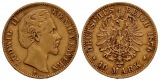 3,58 g Feingold. Ludwig II. (1864 - 1886)