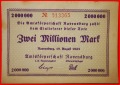 * WÜRTTEMBERG: DEUTSCHLAND RAVENSBURG★2000000 MARKS 1923 MI...