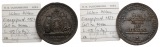 Medaille; Schleswig-Holstein 1827; Carl zu Hessen; Eisenguss; ...