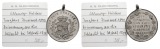 Medaille; Schleswig-Holstein 1890; Schlacht bei Idstedt; Zinn;...