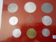 Vatikan Kursmünzensatz 1970 MCMLXX ANNO VIII im Folder