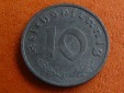Münze Alliierte Besatzung „10 Reichspfennig 1945 F“ ohne ...