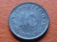 Münze Alliierte Besatzung „10 Reichspfennig 1948 F“. Sehr...
