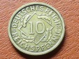 Deutschland Weimar 10 Reichspfennig 1933 A – sehr seltener J...