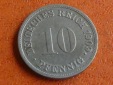 Deutschland Kaiserreich 10 Pfennig 1909 G, seltener Jahrgang. ...