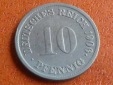 Deutschland Kaiserreich 10 Pfennig 1906 G, seltener Jahrgang. ...