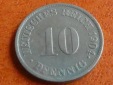 Deutschland Kaiserreich 10 Pfennig 1904 J, seltener Jahrgang. ...